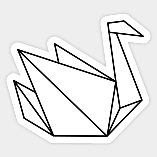 White Swan Sticker